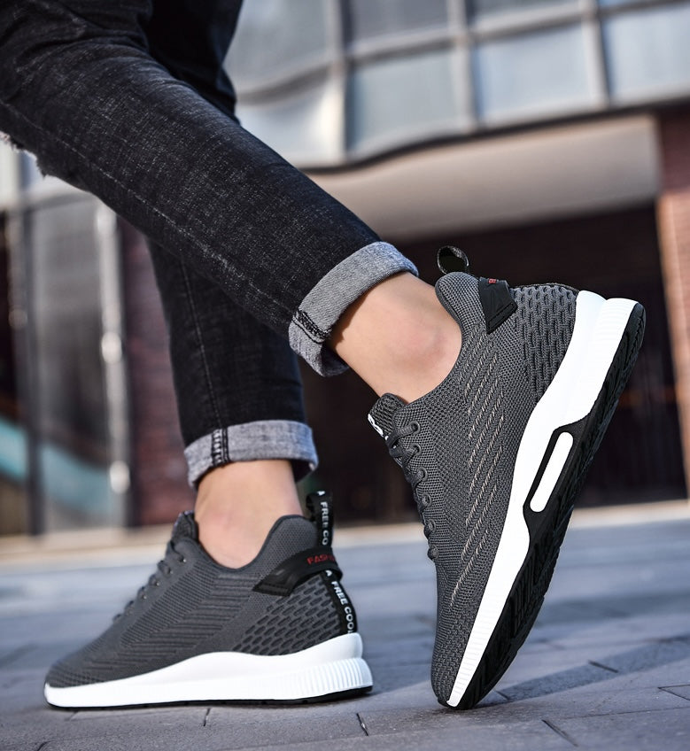 Høye Joggesko for Menn – Skjult Hælinlegg Øker Høyden med 6 cm