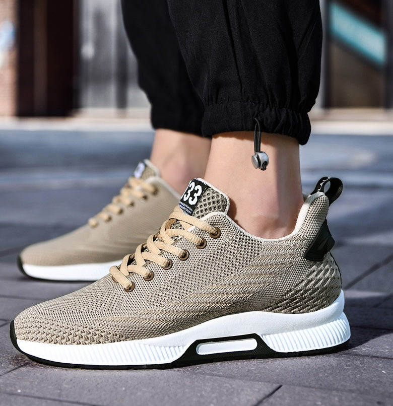 Høye Joggesko for Menn – Skjult Hælinlegg Øker Høyden med 6 cm