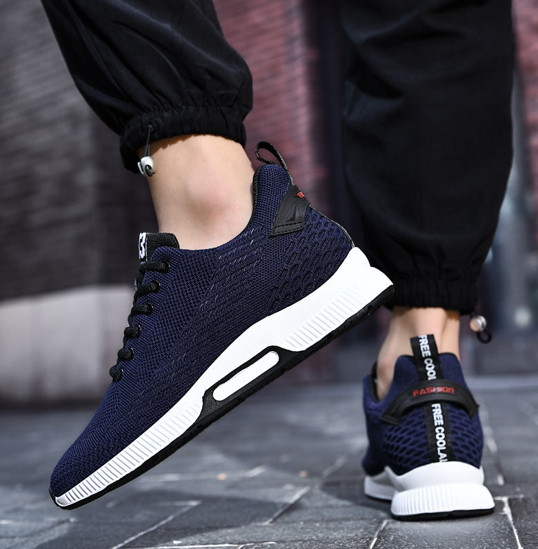 Høye Joggesko for Menn – Skjult Hælinlegg Øker Høyden med 6 cm