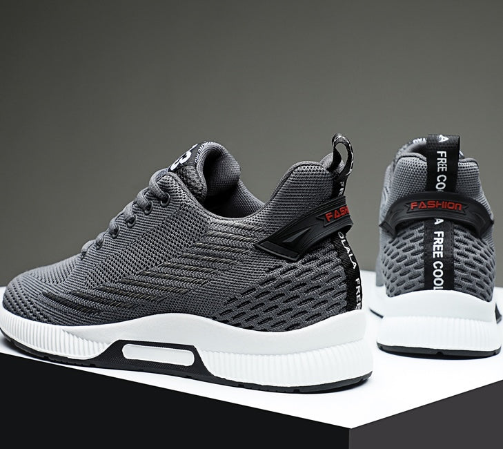 Høye Joggesko for Menn – Skjult Hælinlegg Øker Høyden med 6 cm