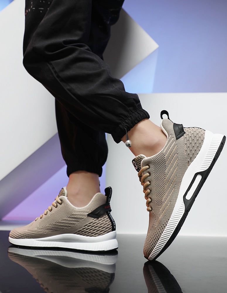 Høye Joggesko for Menn – Skjult Hælinlegg Øker Høyden med 6 cm