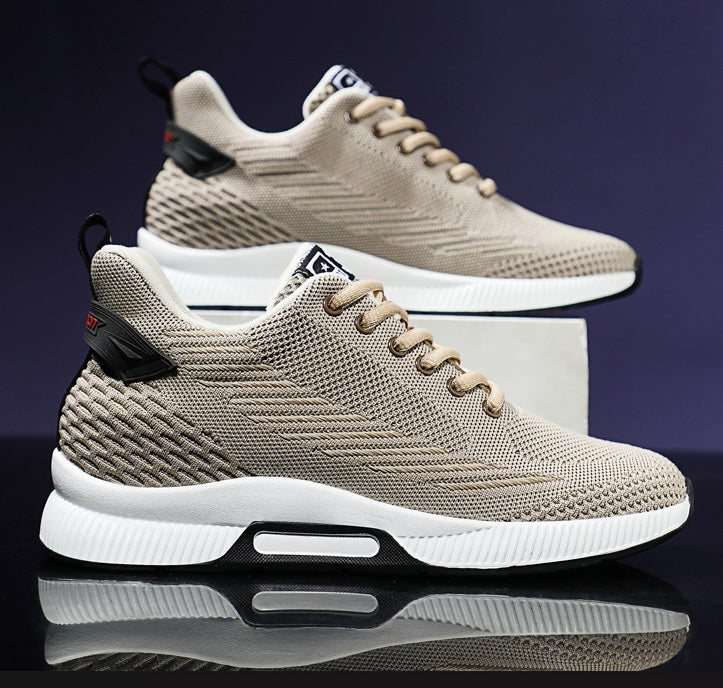 Høye Joggesko for Menn – Skjult Hælinlegg Øker Høyden med 6 cm