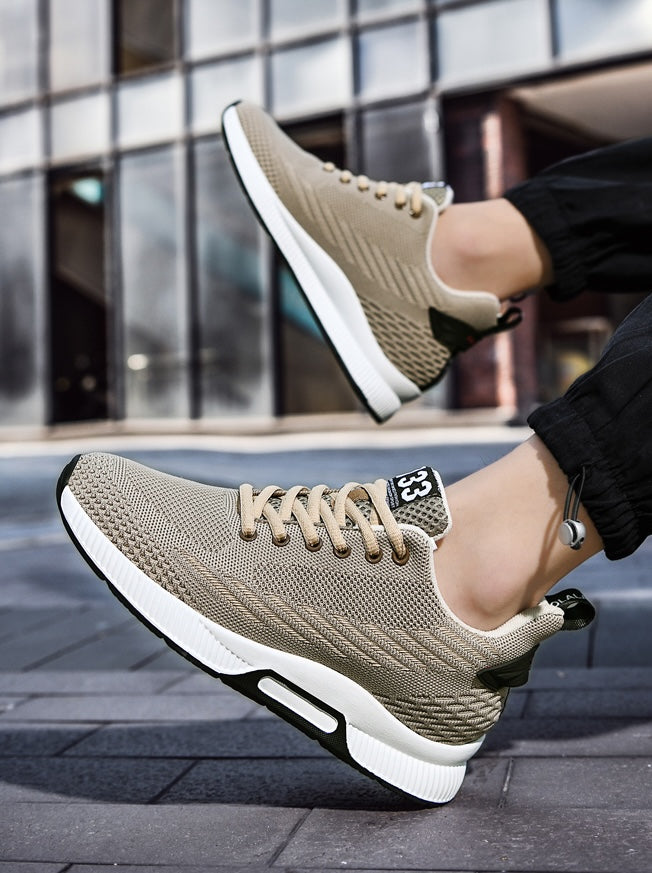 Høye Joggesko for Menn – Skjult Hælinlegg Øker Høyden med 6 cm