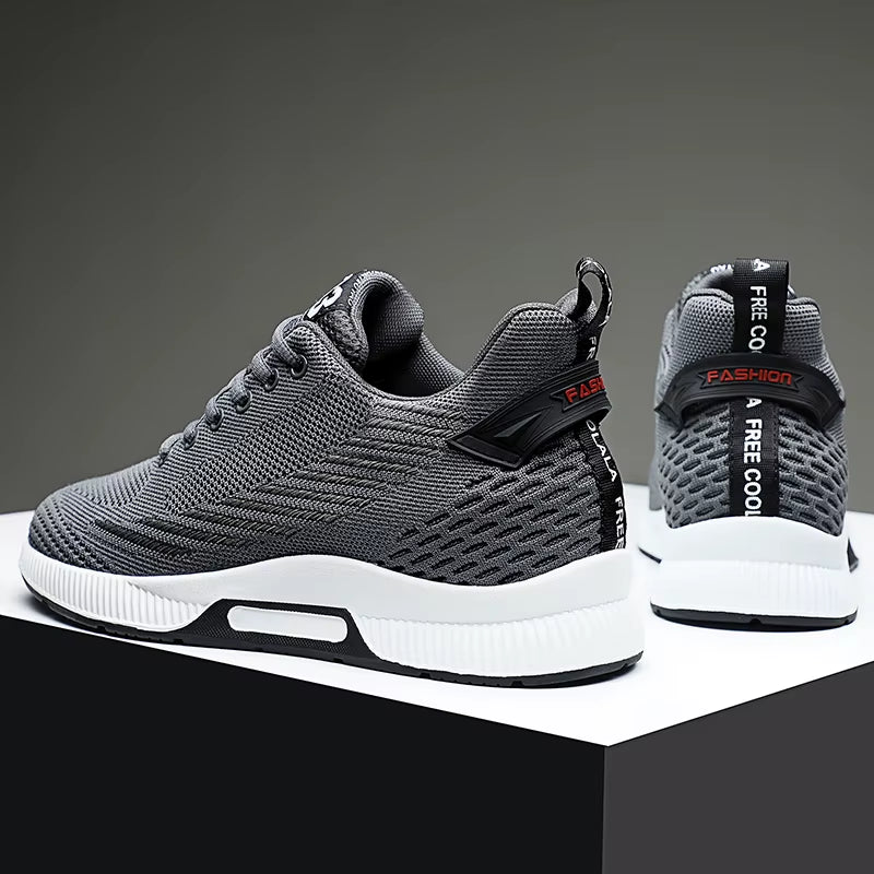 Høye Joggesko for Menn – Skjult Hælinlegg Øker Høyden med 6 cm