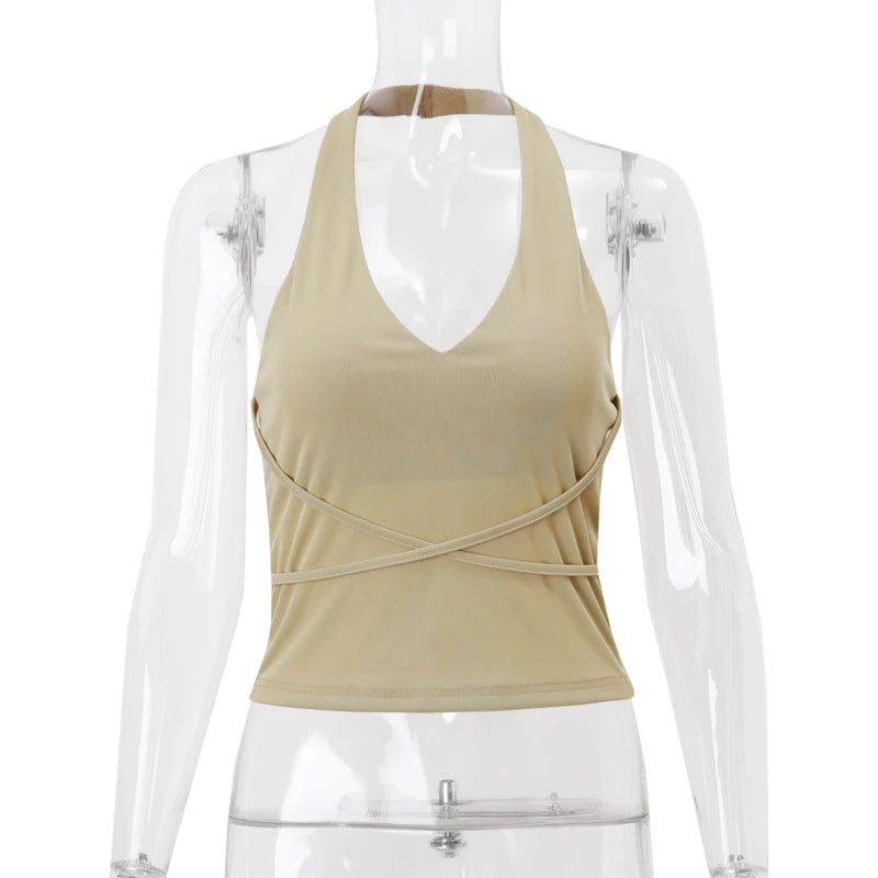 Trendy Halterneck Tanktop – Sexy & Komfortabel Sommerstil