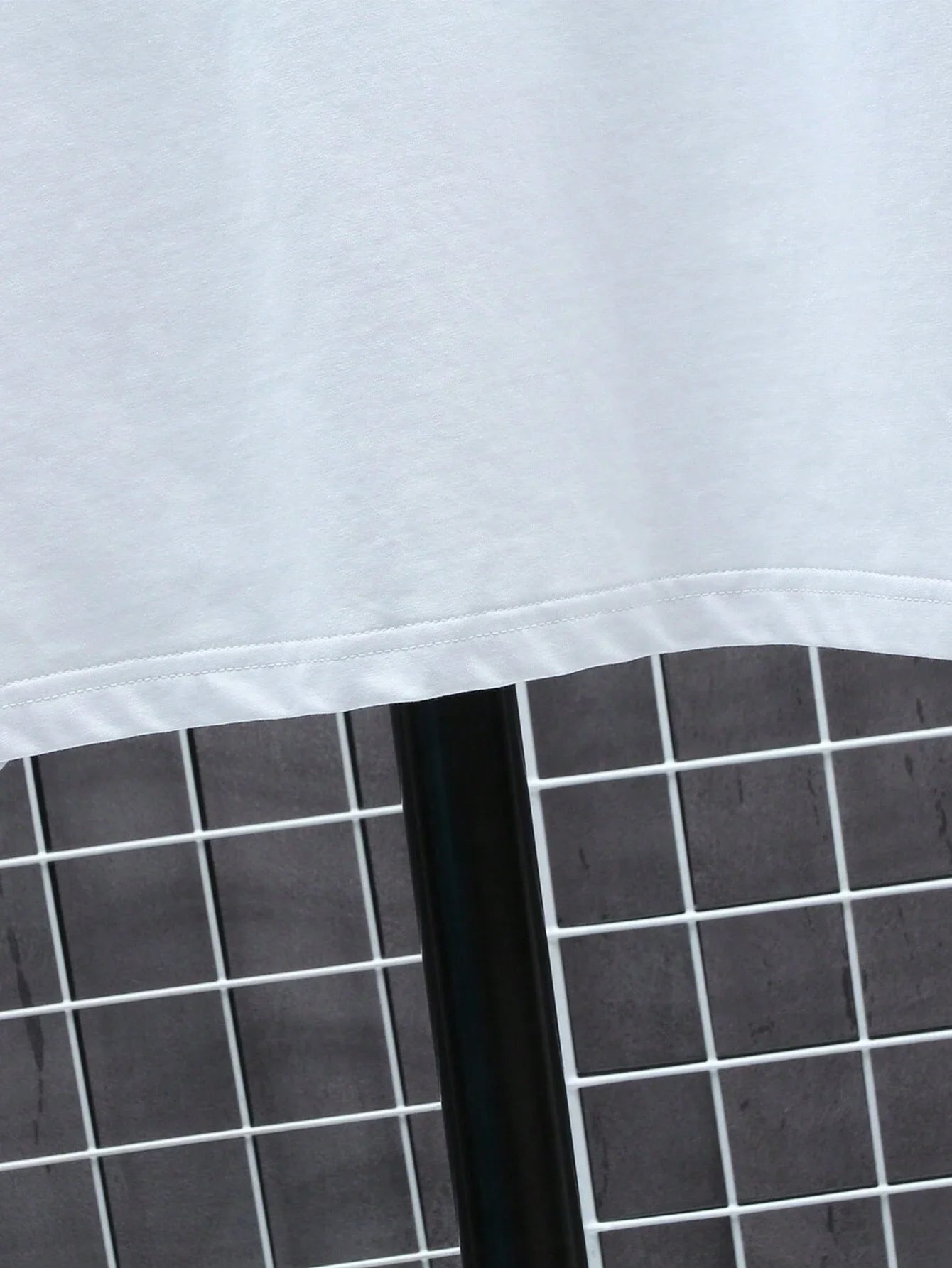 Oversized T-skjorte for Herre – Streetwear i Bomull med Print, Kort Erm og Løs Passform