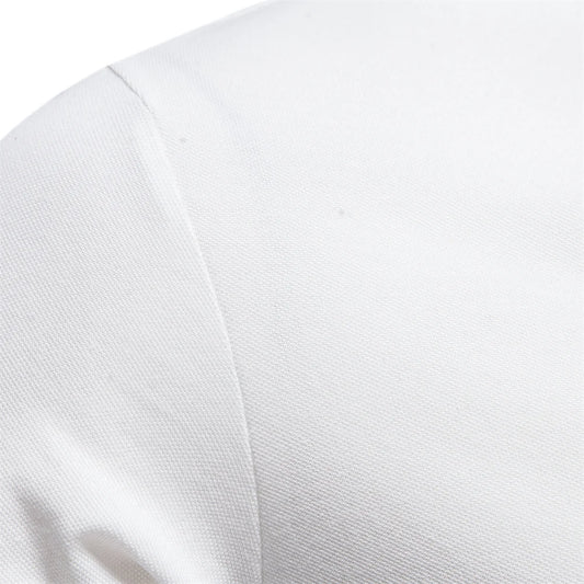 Klassisk Pique Polo for Herre – Kortermet i Bomull, Ensfarget og Perfekt til Sommeren