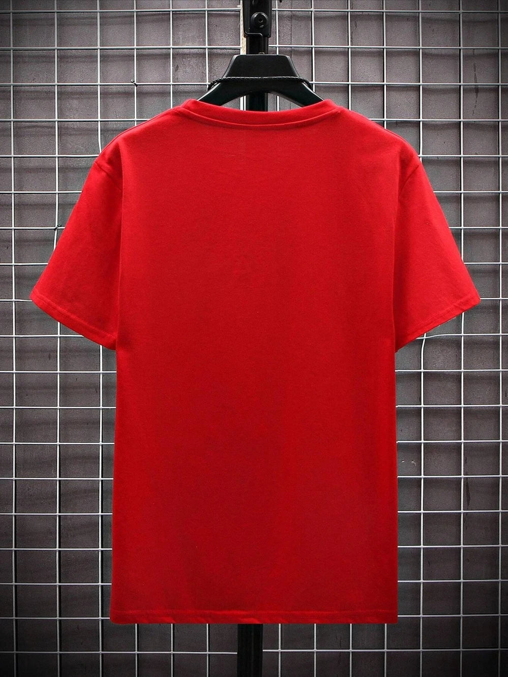 Oversized T-skjorte for Herre – Streetwear i Bomull med Print, Kort Erm og Løs Passform