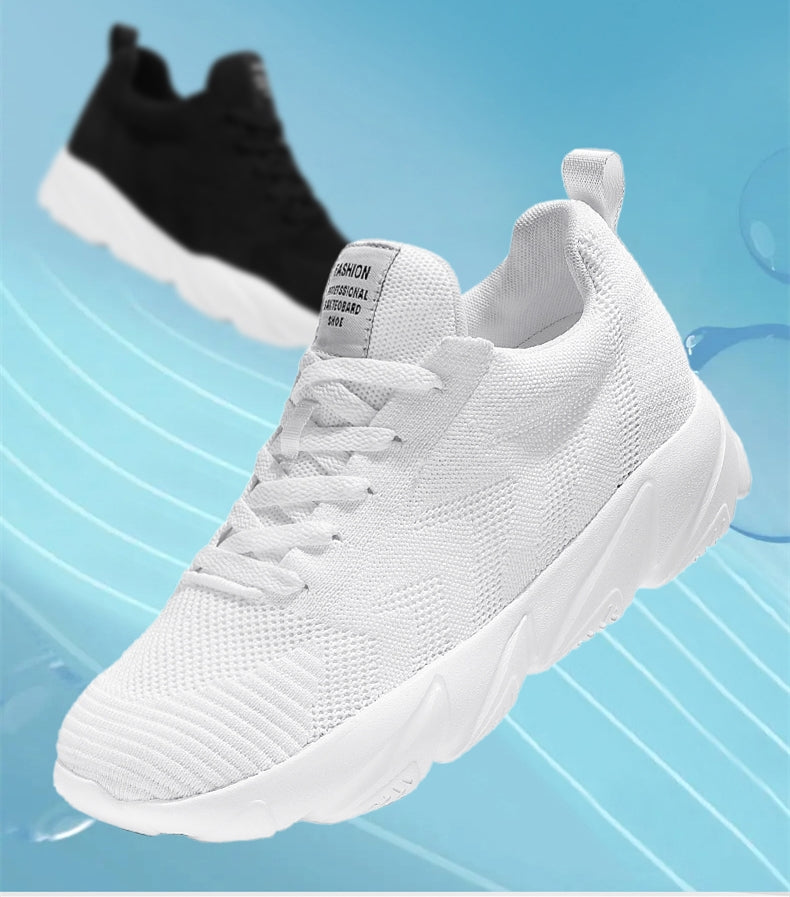 Løftende Sneakers for Menn og Kvinner – 6 cm Usynlig Høydeøkning og Mesh-komfort