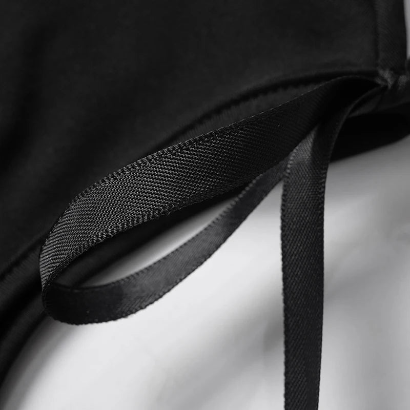 Sommerlig Off-Shoulder Crop Top – Sexy & Trendy med Snøring