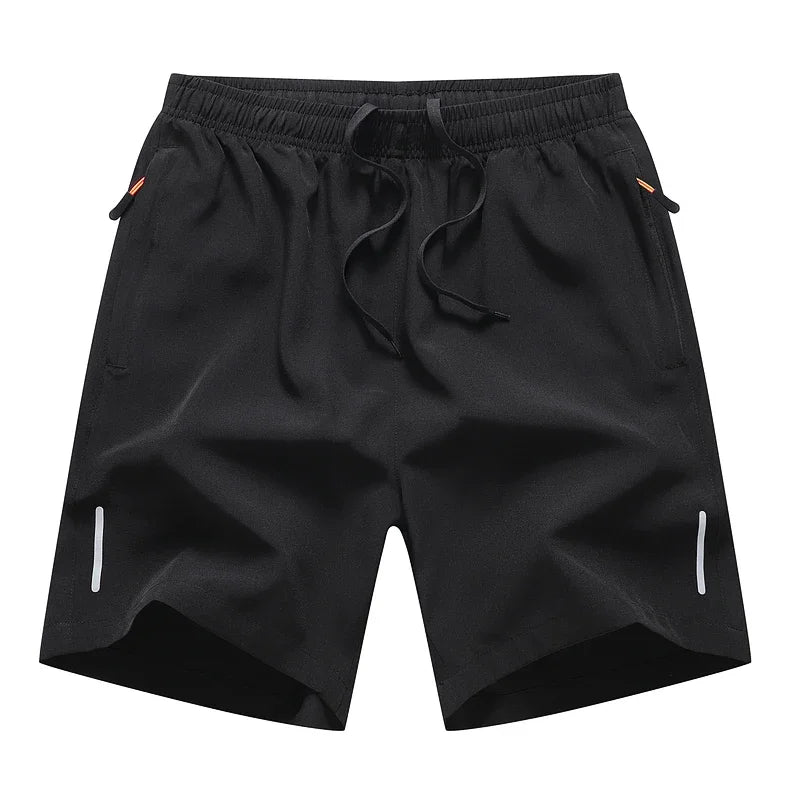 Ekstra Store Herreshorts (M–8XL) – Sommerens Komfortable Trenings- og Fritidsshorts i Ensfarget Design