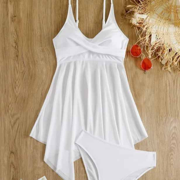 Sommer Tankini Sett for Dame – Todelt Badedrakt til Strand og Basseng