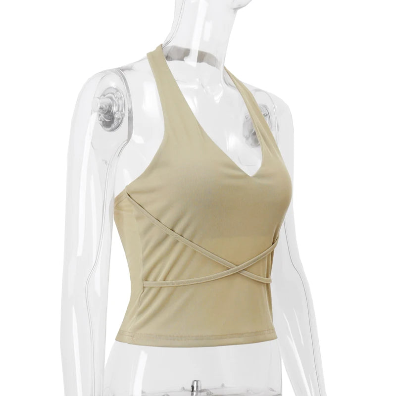 Trendy Halterneck Tanktop – Sexy & Komfortabel Sommerstil