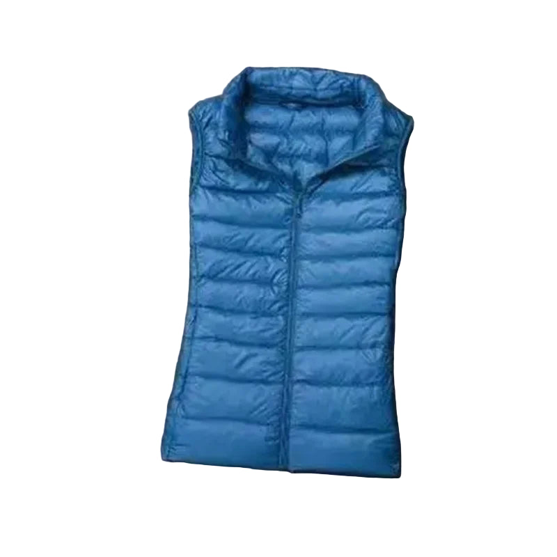Dame Dunvest – Ultralett & Varm i Hvit Andedun | Puffer Vest Høst/Vinter 2025 (opptil 8XL)