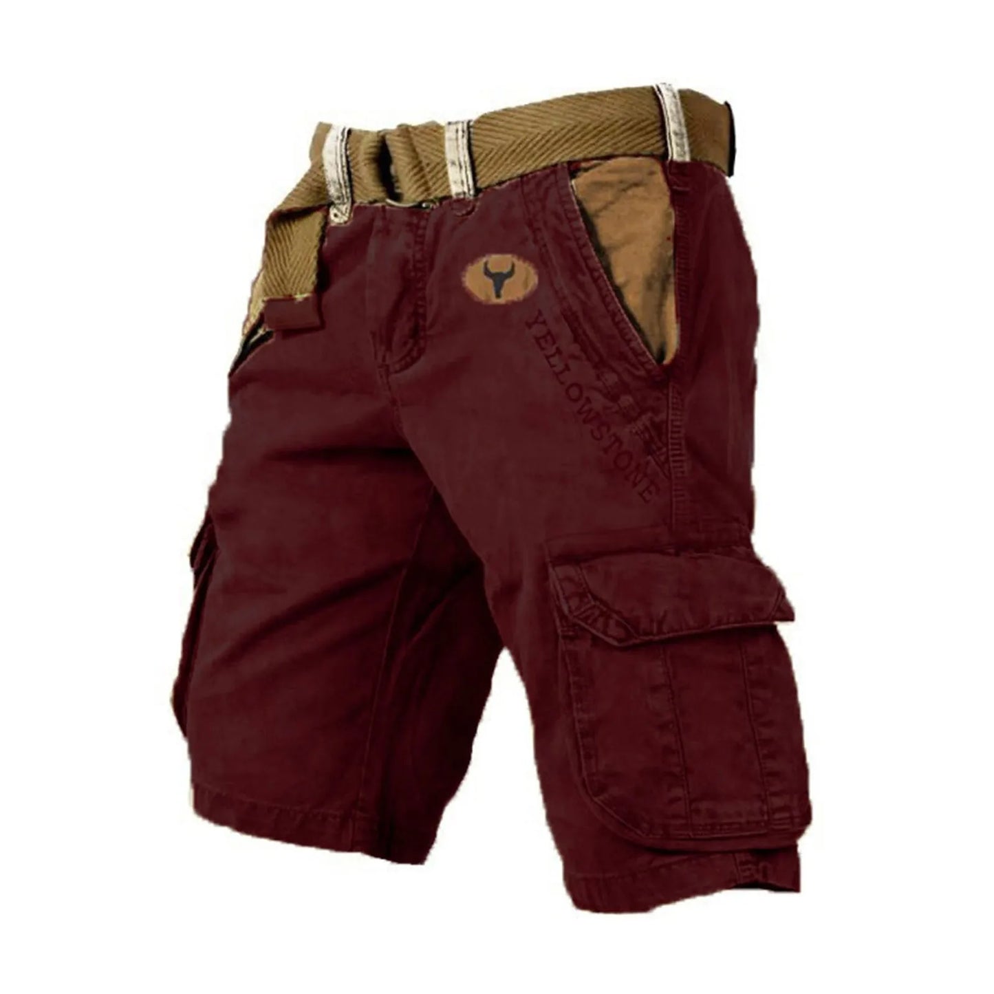 Retro Herreshorts med Lommer – Komfortable 5/4 Sporty Cargo Shorts til Sommer og Fritid