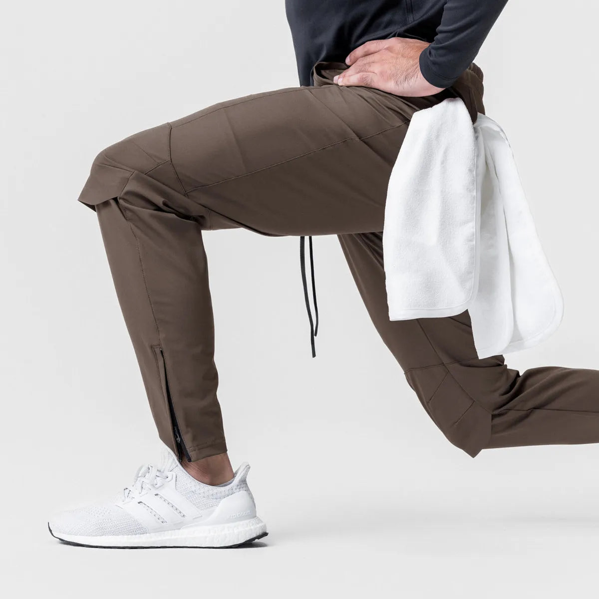 Kamuflasje Joggebukse for Herre – Tynne, Hurtigtørkende Treningsbukser til Gym og Løping