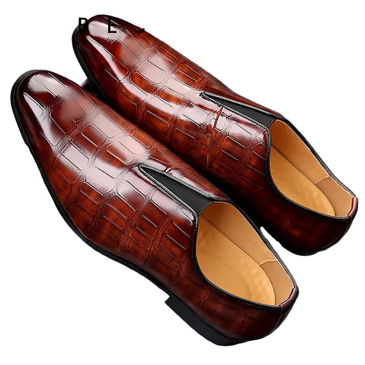 Klassiske Herresko i Britisk Retro-stil – Elegante Oxfords til Bryllup og Fest