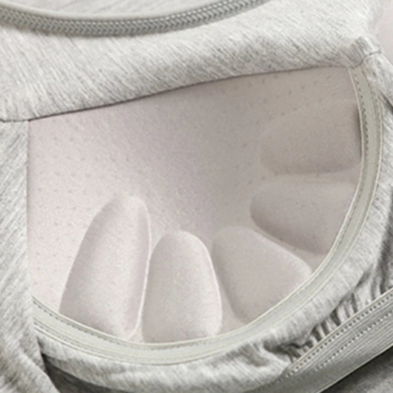 Dame Singlet med Innebygd BH – Slim Fit Topp med Polstring