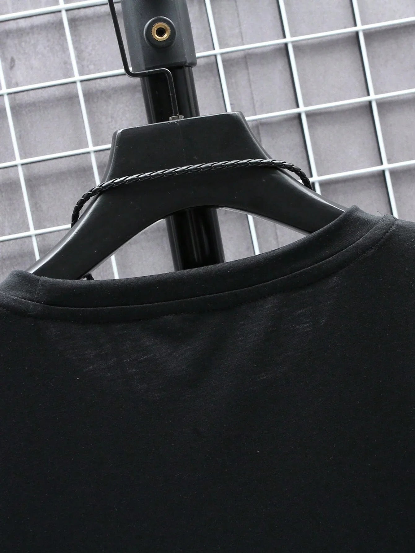 Oversized T-skjorte for Herre – Streetwear i Bomull med Print, Kort Erm og Løs Passform