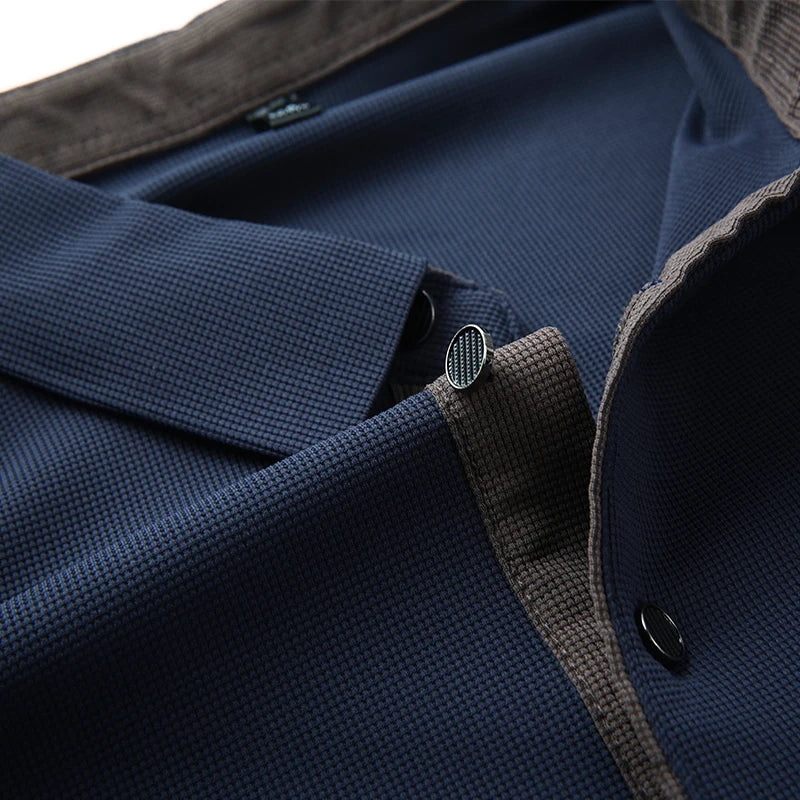 Herre Langermet Polo – Business Casual, Komfortabel & Allsidig