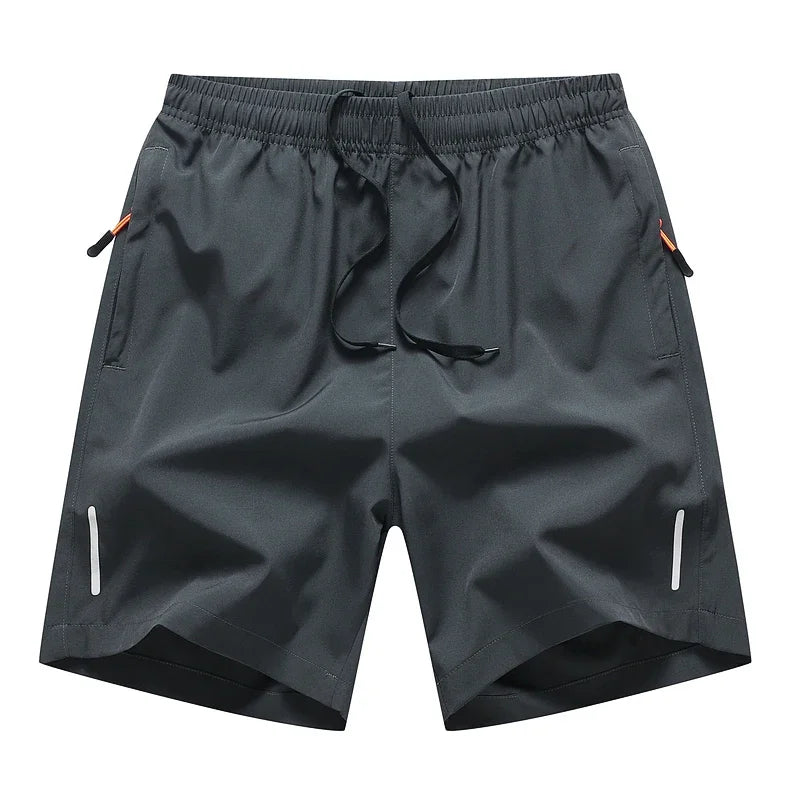 Ekstra Store Herreshorts (M–8XL) – Sommerens Komfortable Trenings- og Fritidsshorts i Ensfarget Design