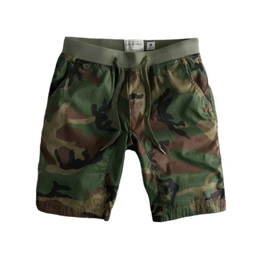 Taktiske Cargoshorts for Herre – Sommerlige Treningsshorts med Kamuflasjemønster