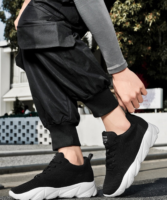 Løftende Sneakers for Menn og Kvinner – 6 cm Usynlig Høydeøkning og Mesh-komfort
