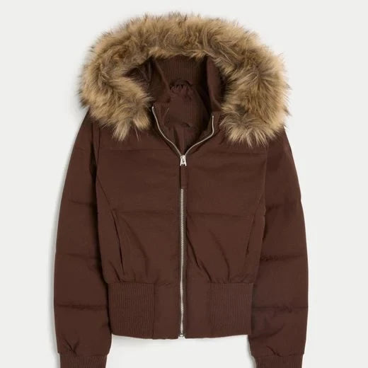 Varm Dunjakke for Dame med Hette – Tykk, Myk og Stilren Jakke til Høst og Vinter 2025 | Komfortabel Streetwear