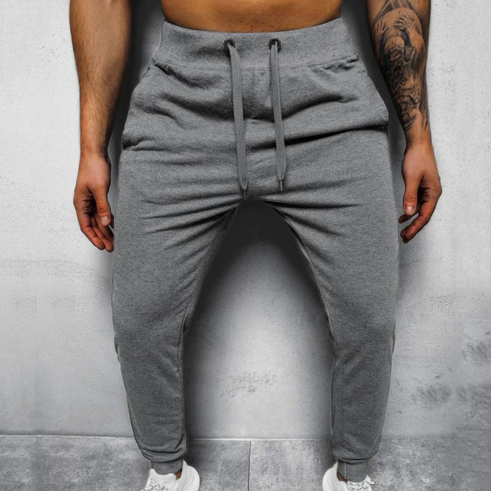 Joggebukse for Herre med Sidelinjer – Ultrapmyk, Slim Fit Treningsbukse i Bomull (Høstnyhet)