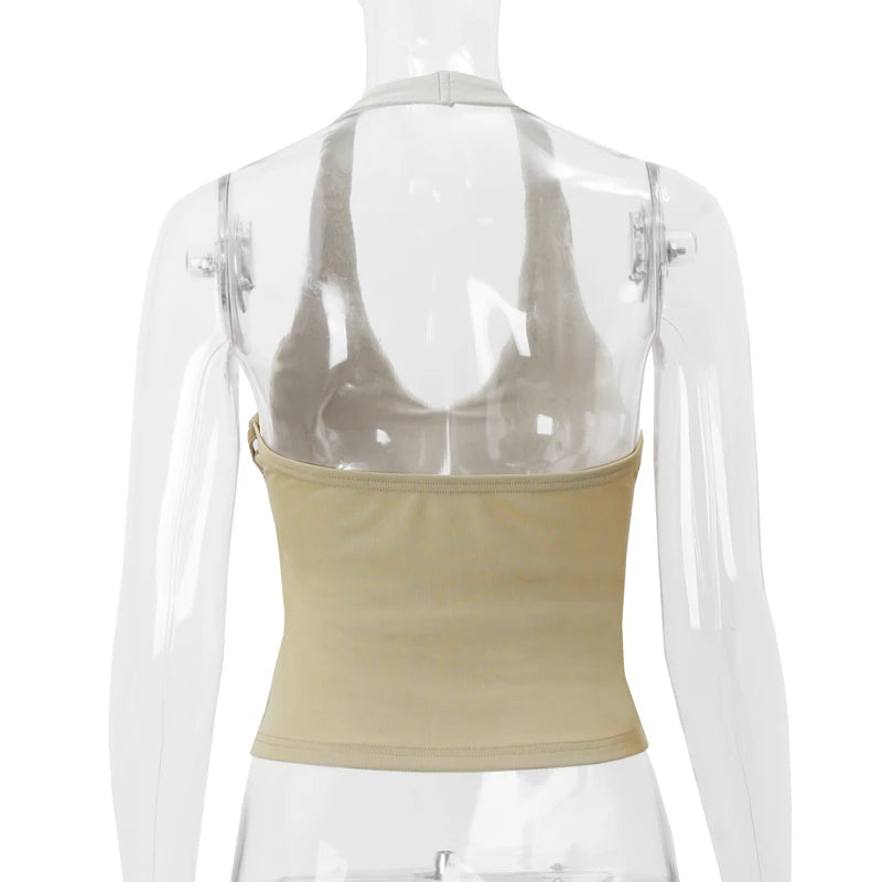 Trendy Halterneck Tanktop – Sexy & Komfortabel Sommerstil