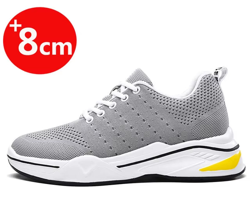Herresko med Skjult Hælheving – Øk Høyden med 6 cm – Komfortable og Stilrene Høydesko