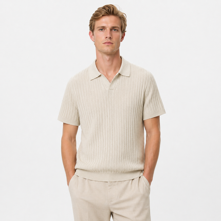Lyocell Polo T-skjorte til Herre – 100% Lyocell & Elegant Business Casual