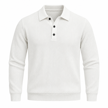 Langermet Polo for Herre – Pustende Business Casual T-skjorte