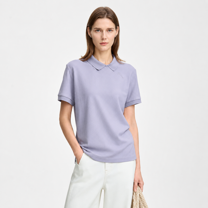 Polo T-skjorte til Dame – Asymmetrisk Sommerstil med Krage