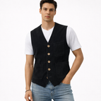 Svart vest / S