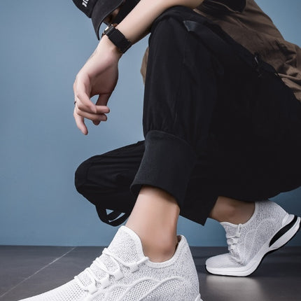 Sommer Sko for Menn med Skjult Hælløft – Pustende Mesh Sneakers med 7 cm Høydeøkning