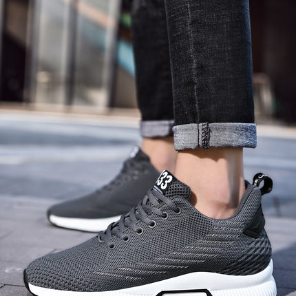 Høye Joggesko for Menn – Skjult Hælinlegg Øker Høyden med 6 cm