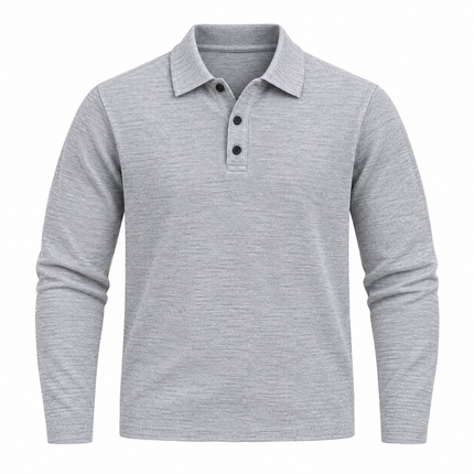 Langermet Polo for Herre – Pustende Business Casual T-skjorte