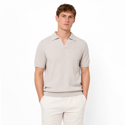 “Old Money” Polo T-skjorte til Herre – Klassisk & Elegant Stil