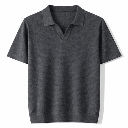 Lyocell Polo T-skjorte til Herre – 100% Lyocell, Lett & Business Casual