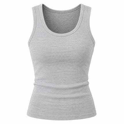 Bodybuilding Tank Top til Herre – Elastisk Bomulls Fitness Vest