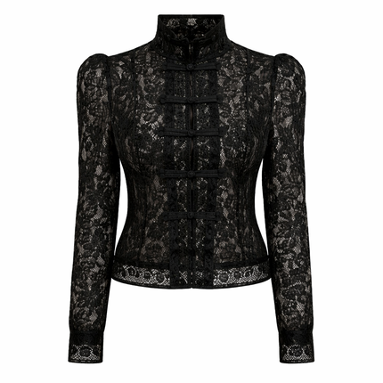 Elegant Blondebluse til Dame – Lett, Gjennomsiktig & Perfekt for Sommeren