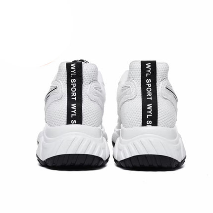 Herresneakers med Skjult 6 cm Høydeøkning – Pustende og Sklisikker Komfort