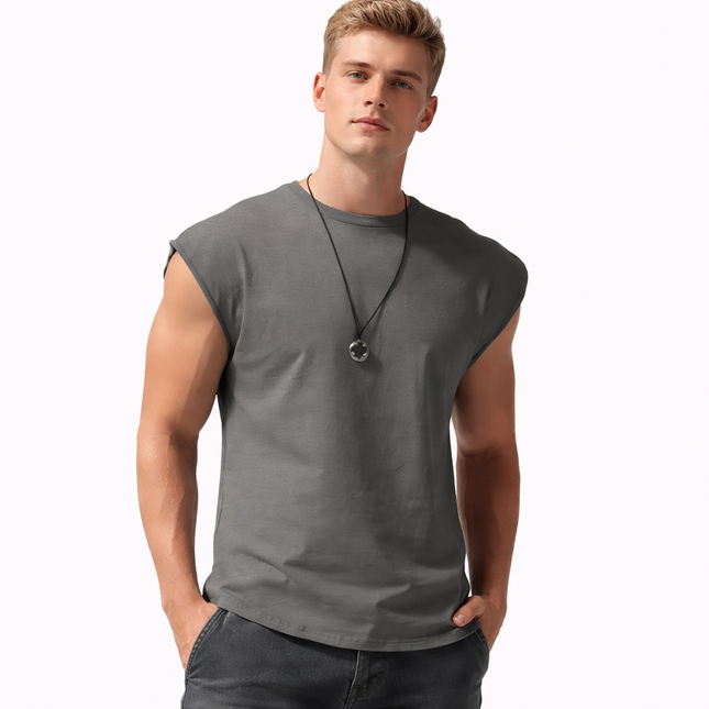 Trenings Singlet til Herre – Pustende Mesh & Quick-Dry Tank Top