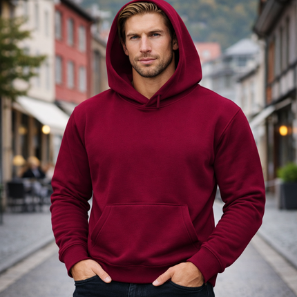 Unisex Hoodie i Heavy Weight Bomull – 480gsm med Polarfleece | Tykk & Varm Hettegenser