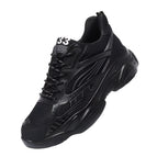 Svarte sneakers med skjult hæl / 37