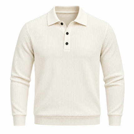 Langermet Polo for Herre – Pustende Business Casual T-skjorte