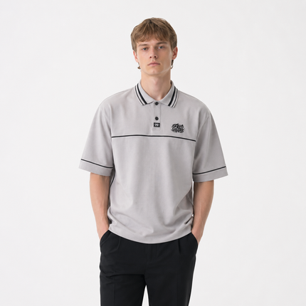 Polo T-skjorte til Herre – Brodert Streetwear & Løs Passform