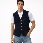 Blå vest / S