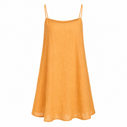 Kort Camisole-Kjole for Dame – Elegant Ermeløs Sommerkjole